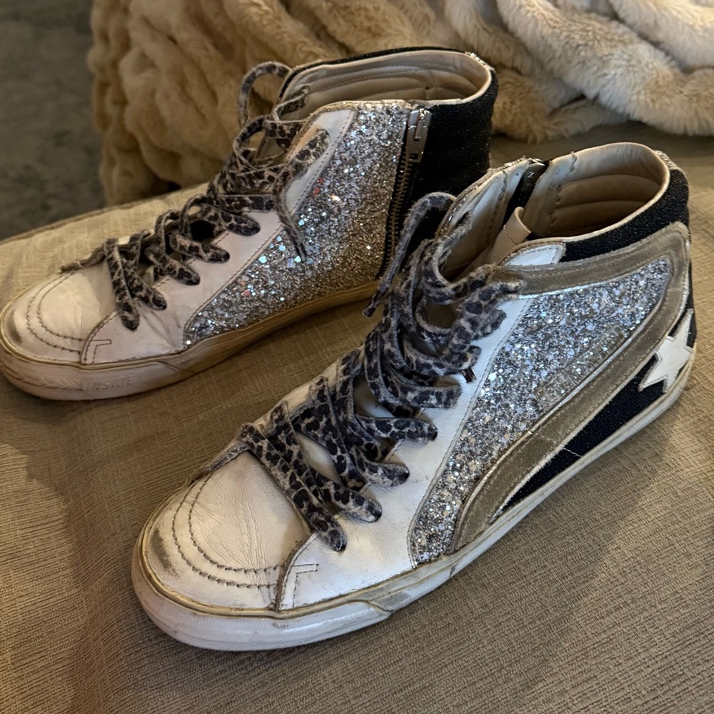 Women's golden goose slides - Neiman Marcus exclusive